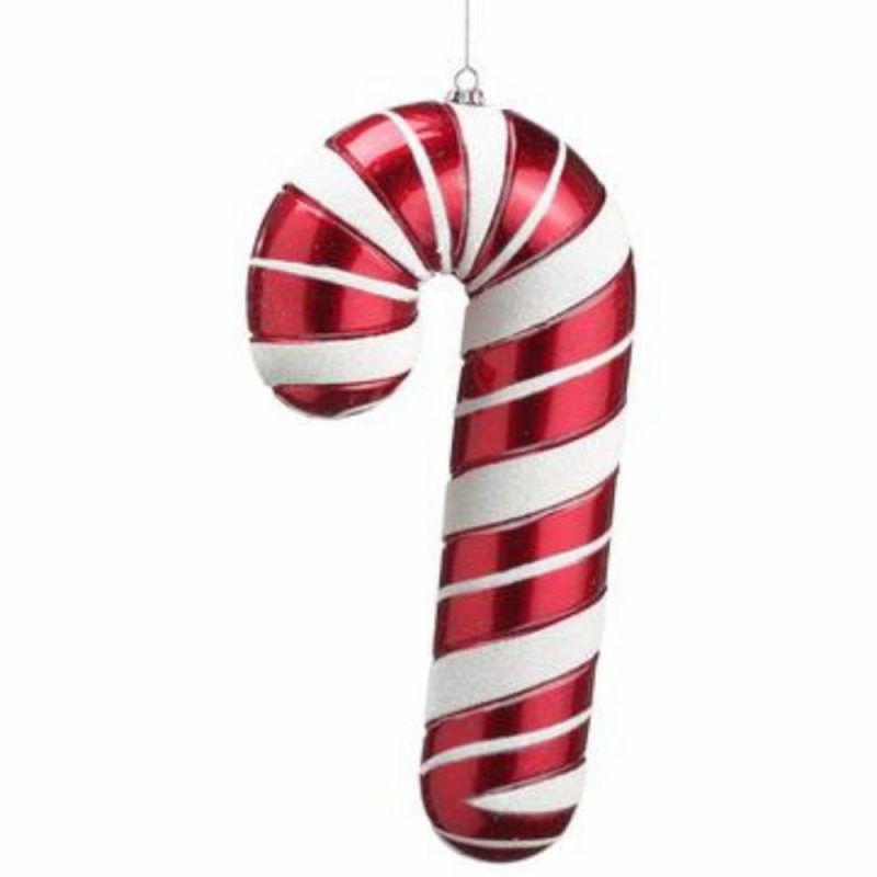 Christmas Tree Décor |  11" Glittered Candy Cane Ornament Christmas Décor Christmas Tree Décor