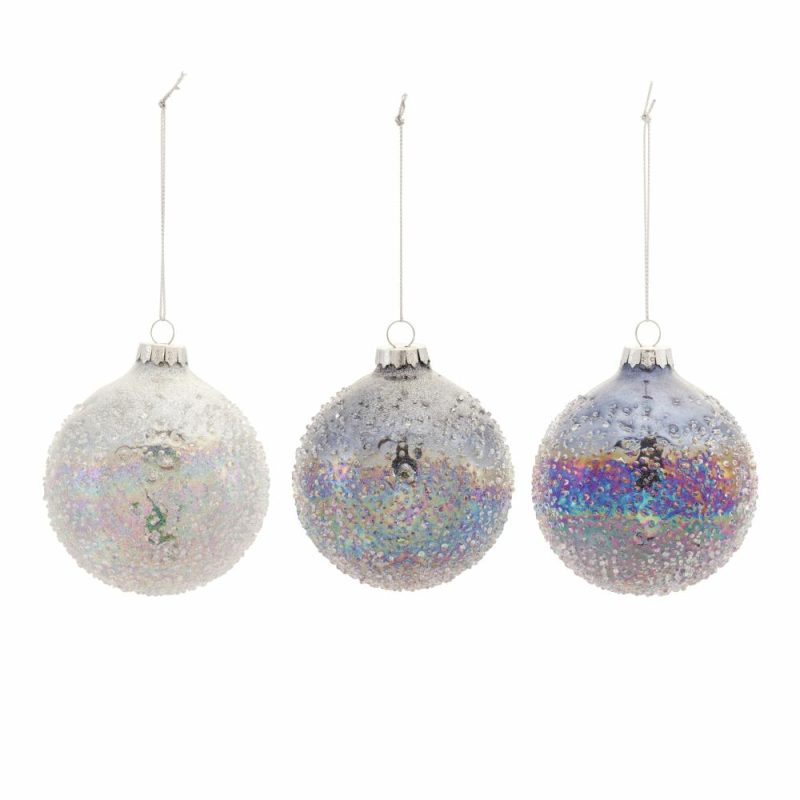 Christmas Tree Décor |  3"D Magical Shimmer Assorted Glass Ornament (Sold Individually) Christmas Décor Christmas Tree Décor