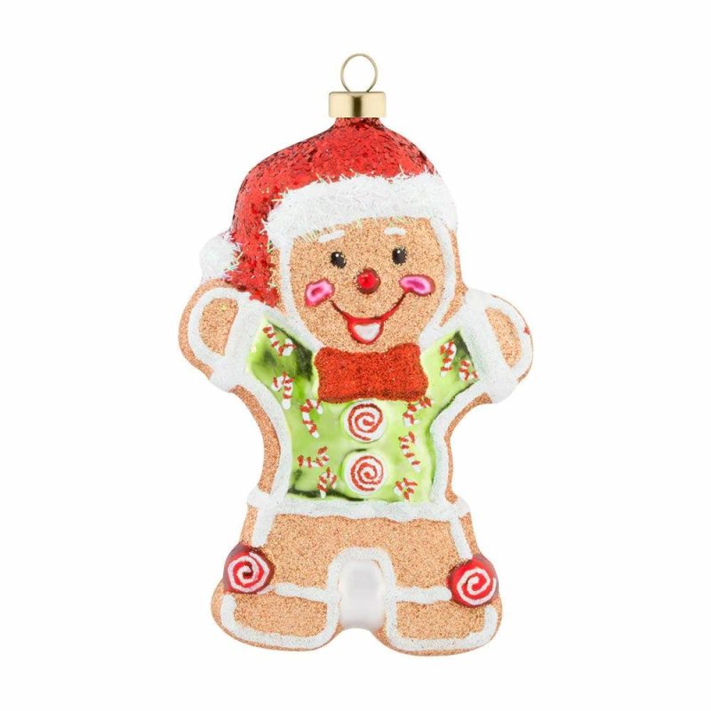 Christmas Tree Décor |  Glass Gingerbread Boy Ornament Christmas Décor Christmas Tree Décor