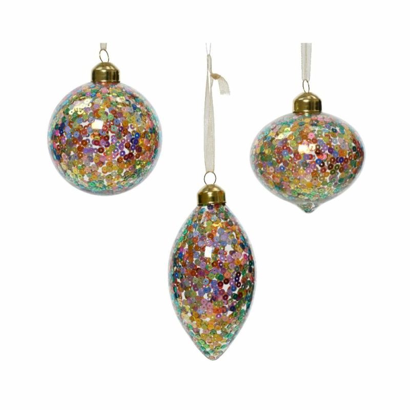 Christmas Tree Décor |  Mixed Glass Ornaments (3 Styles Available – Sold Individually) Christmas Décor Christmas Tree Décor