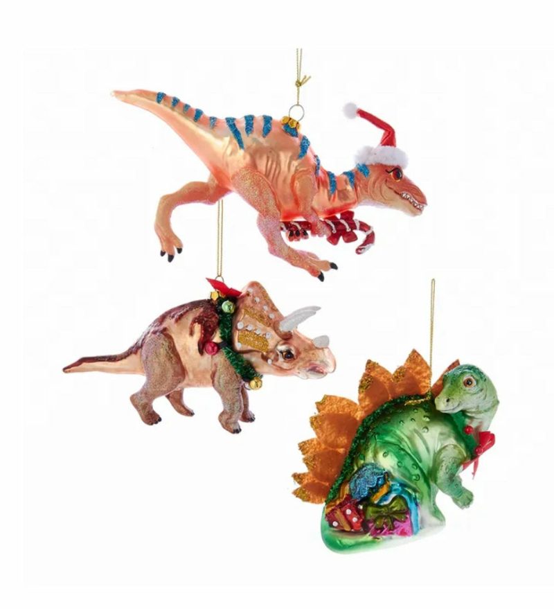 Christmas Tree Décor |  Noble Gems™ Dinosaur Glass Ornaments (3 Styles – Sold Individually) Christmas Décor Christmas Tree Décor