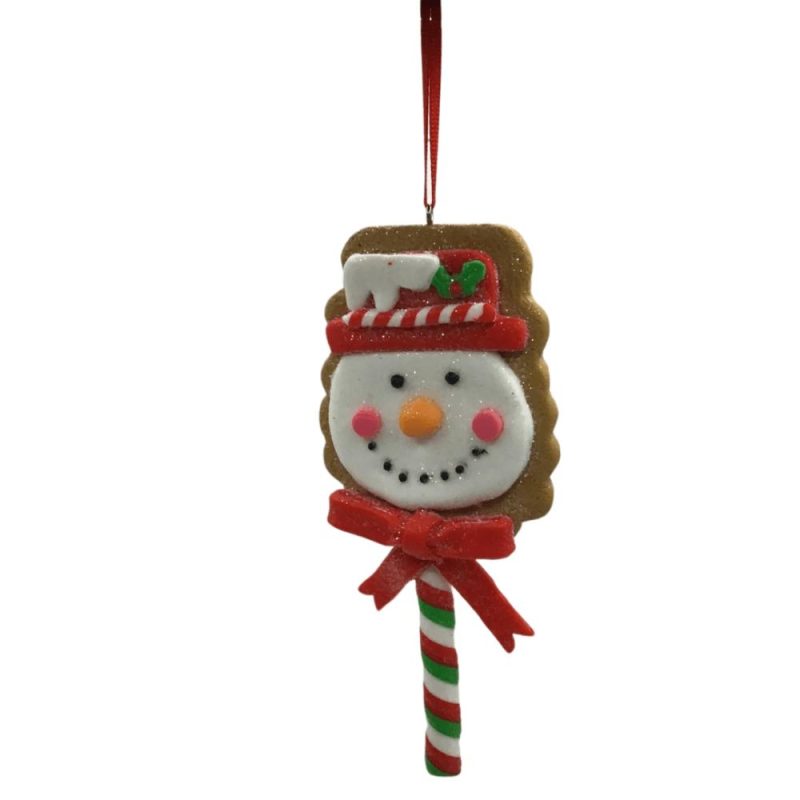 Christmas Tree Décor |  Snowman Gingerbread Lollipop Ornament Christmas Décor Christmas Tree Décor