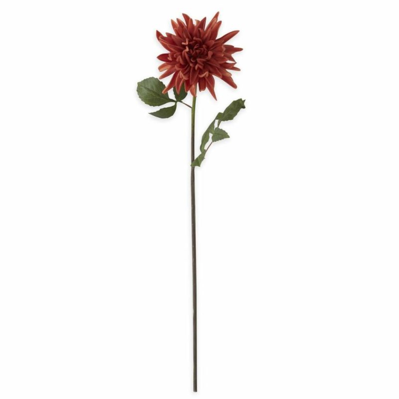 Fall & Harvest Décor |  Orange Real Touch Mum Stem, 30" Fall / Halloween Fall & Harvest Décor