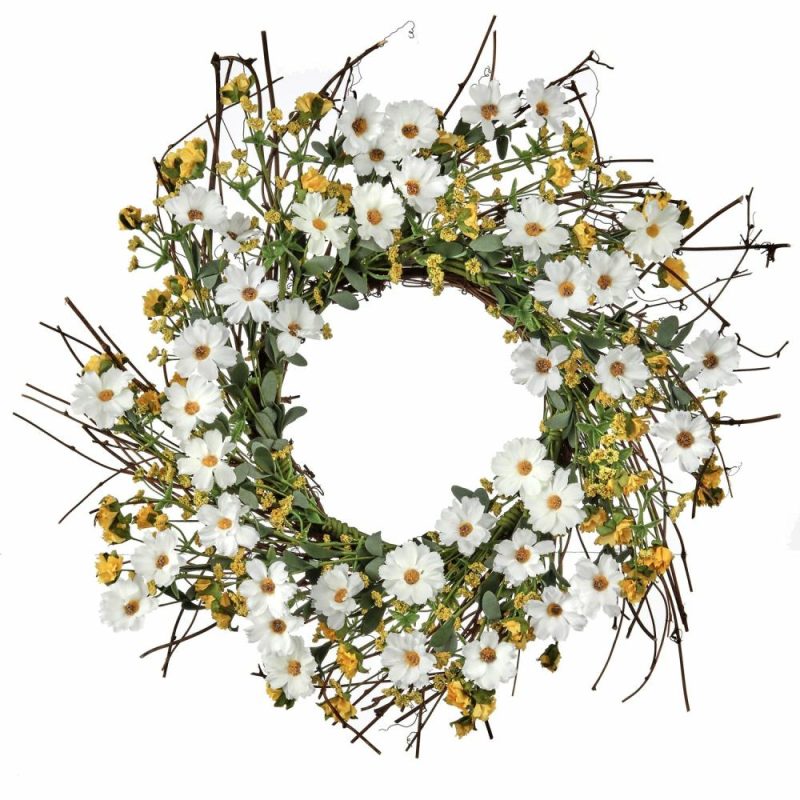 Greenery |  Daisy & Berry Wreath 22" Christmas Décor Greenery