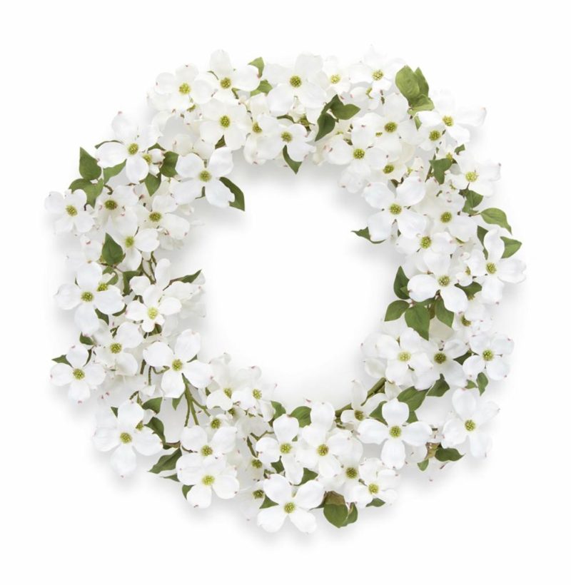 Greenery |  Dogwood Wreath 24.5"D Christmas Décor Greenery