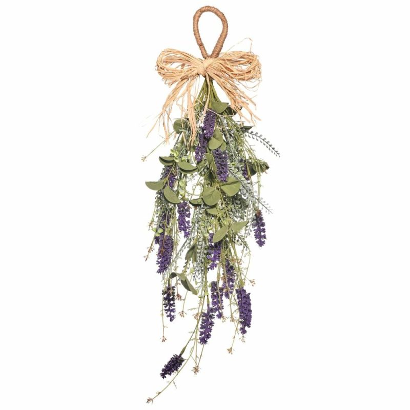 Greenery |  Lavender & Mix Greens Teardrop 22" Christmas Décor Greenery