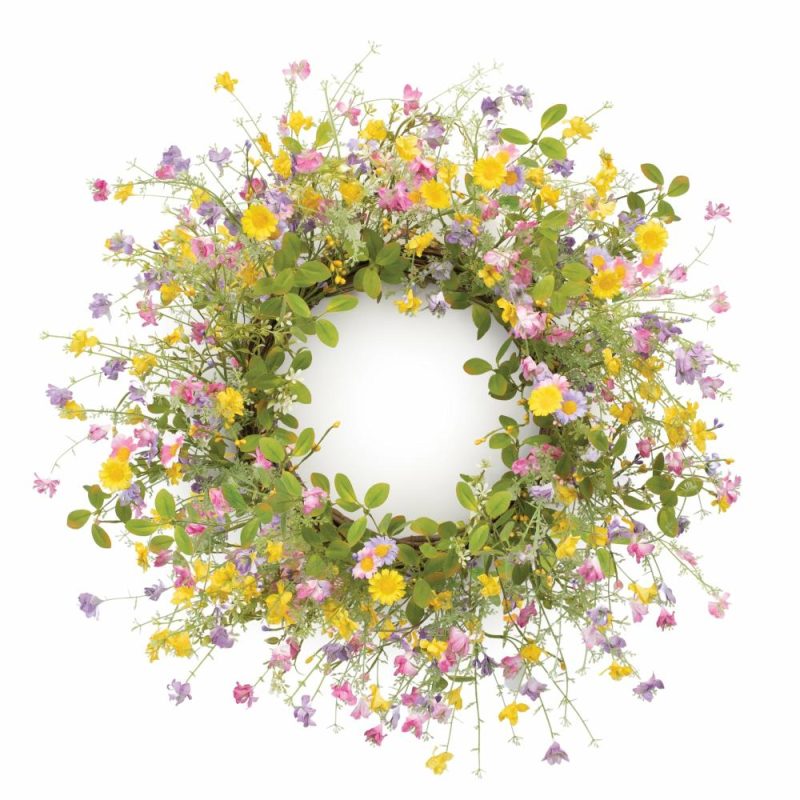 Greenery |  Mini Floral Wreath 22"D Christmas Décor Greenery