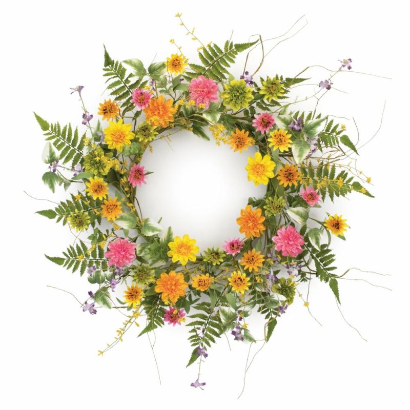 Greenery |  Mixed Floral Wreath 20"D Christmas Décor Greenery