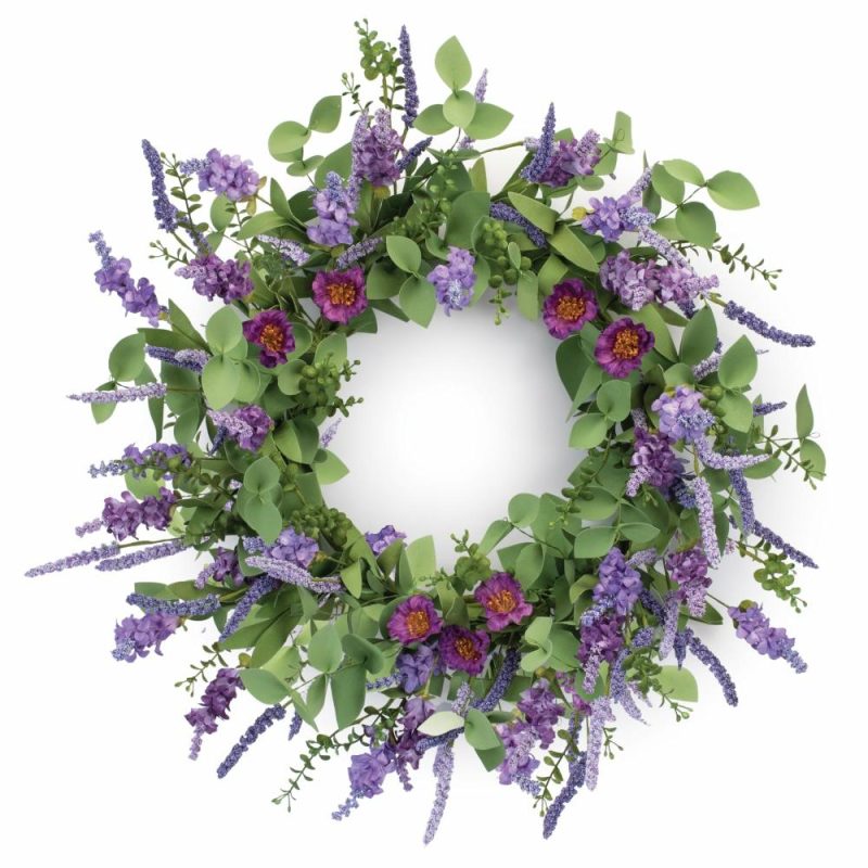 Greenery |  Mixed Floral Wreath 22"D Christmas Décor Greenery