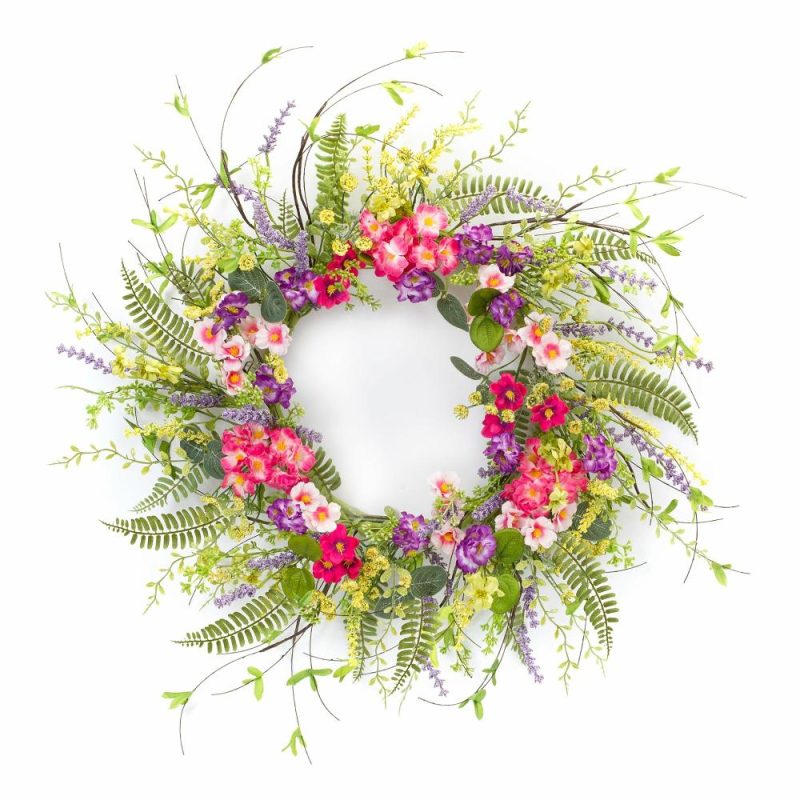 Greenery |  Mixed Floral Wreath 27"D Christmas Décor Greenery