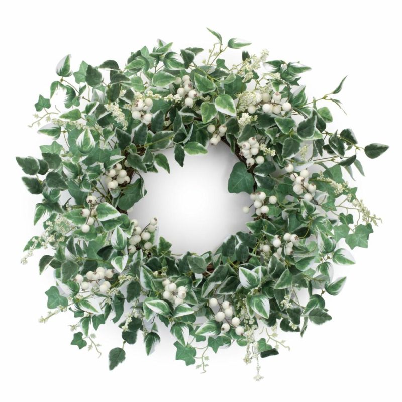 Greenery |  Mixed Foliage And Berry Wreath 23"D Christmas Décor Greenery