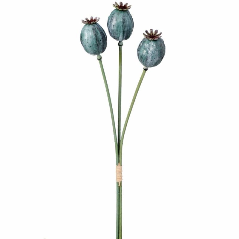 Greenery |  Poppy Pod Spray 20" Christmas Décor Greenery