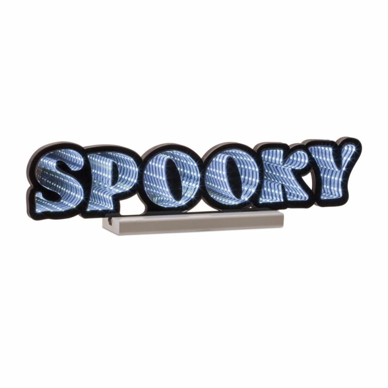 Halloween Décor |  Spooky Infinity Light 20"L X 5"H Acrylic W/Ul Plug Fall / Halloween Halloween Décor