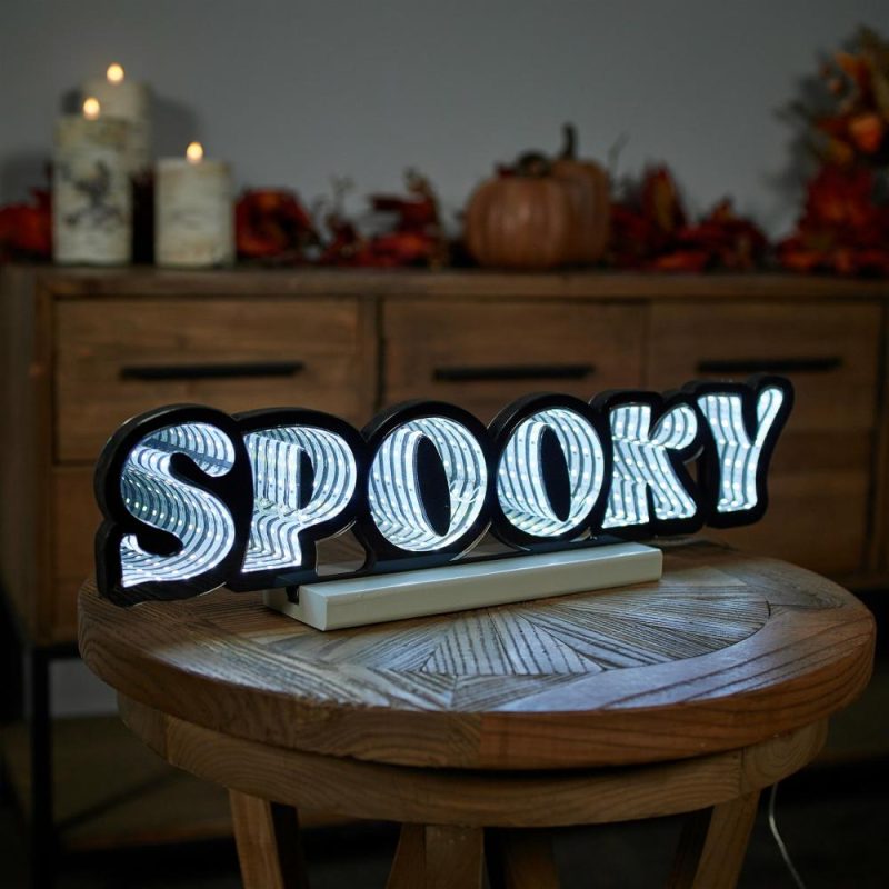 Halloween Décor |  Spooky Infinity Light 20"L X 5"H Acrylic W/Ul Plug Fall / Halloween Halloween Décor