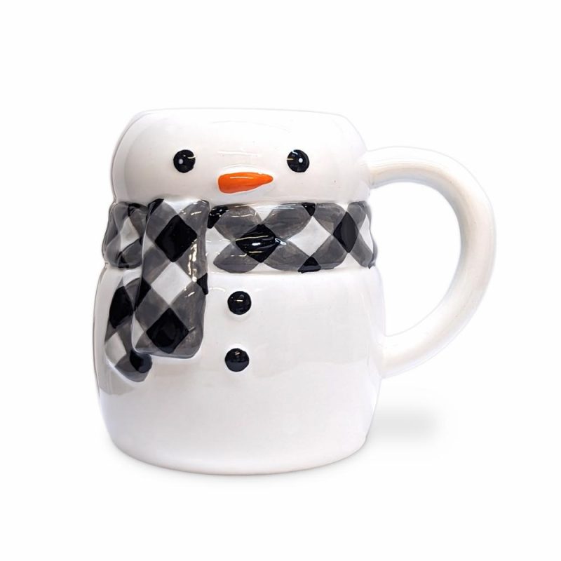 Home Décor |  10Oz Snowman W/Scarf Mug Christmas Décor Home Décor