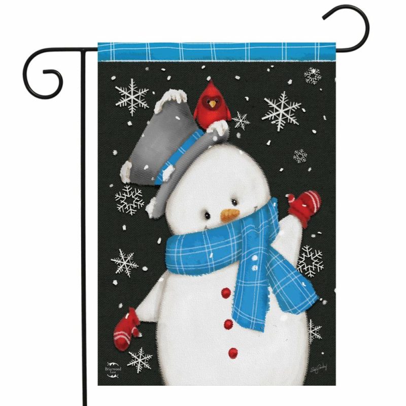 Home Décor |  Jolly Winter Snowman Garden Flag (Stand Not Included) Christmas Décor Home Décor