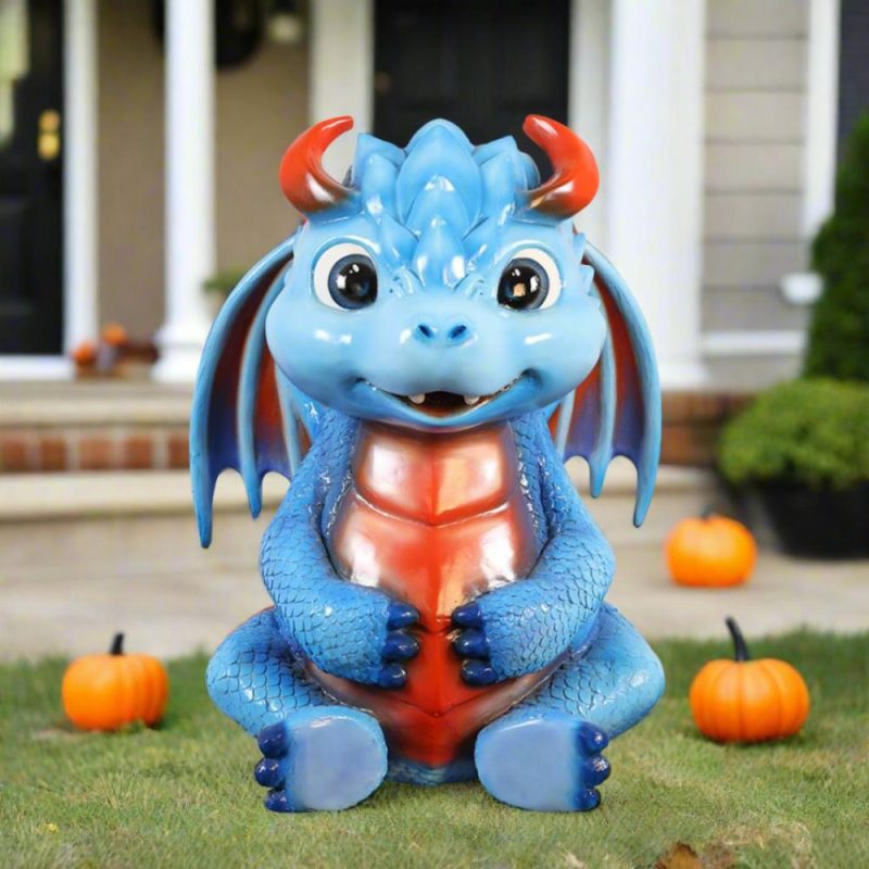 Large Halloween Décor |  Blue Frost Dragon Fall / Halloween Large Halloween Décor