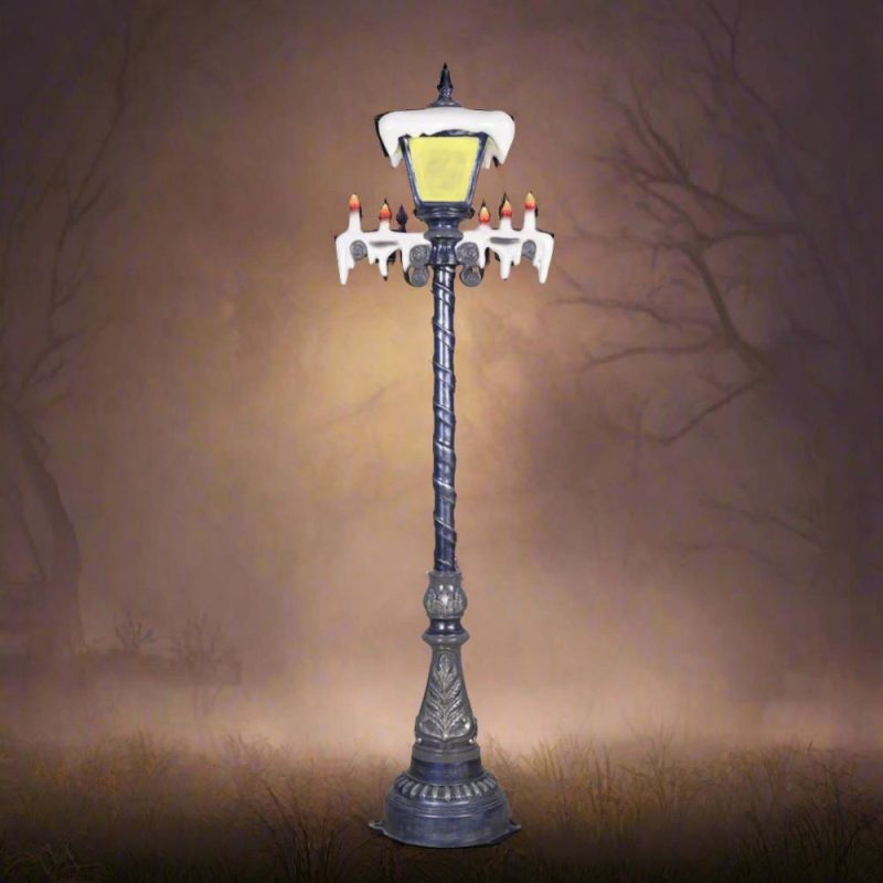 Large Halloween Décor |  Candle Lamp Post Fall / Halloween Large Halloween Décor