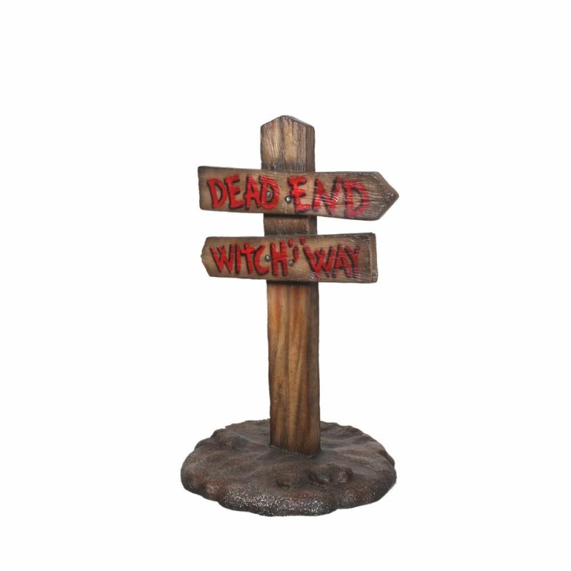 Large Halloween Décor |  Dead End Sign Fall / Halloween Large Halloween Décor