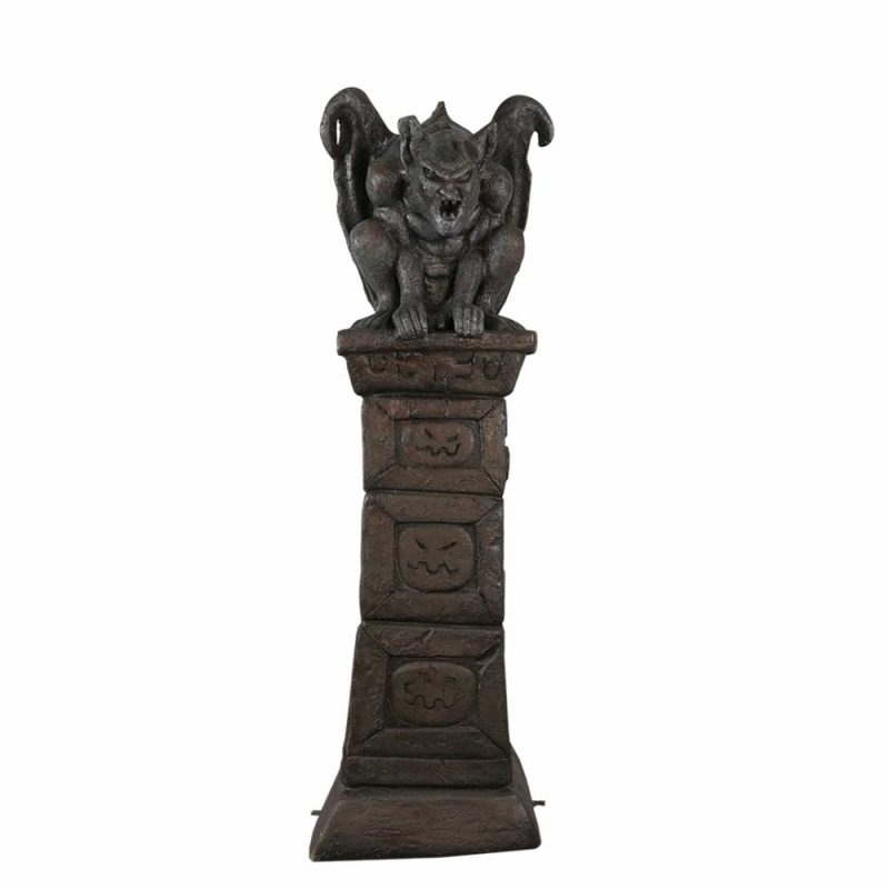 Large Halloween Décor |  Gargoyle Pillar Fall / Halloween Large Halloween Décor