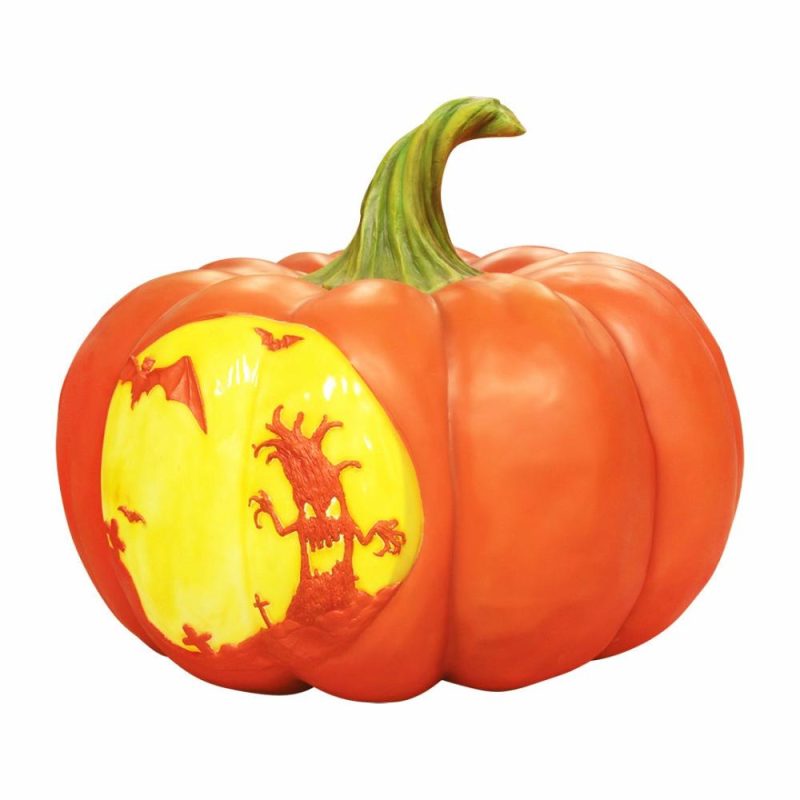 Large Halloween Décor |  Graveyard Pumpkin Lantern Fall / Halloween Large Halloween Décor