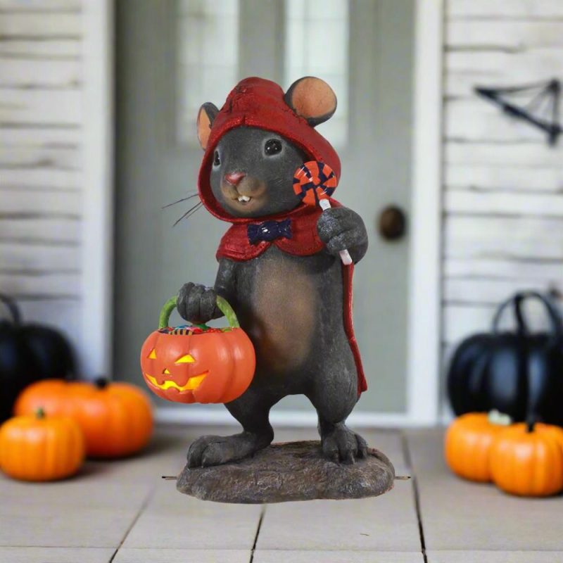 Large Halloween Décor |  Mice Red Riding Hood Fall / Halloween Large Halloween Décor