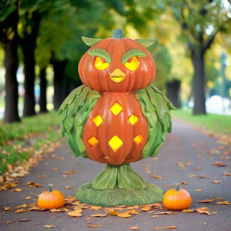 Large Halloween Décor |  Pumpkin Owl Fall / Halloween Large Halloween Décor