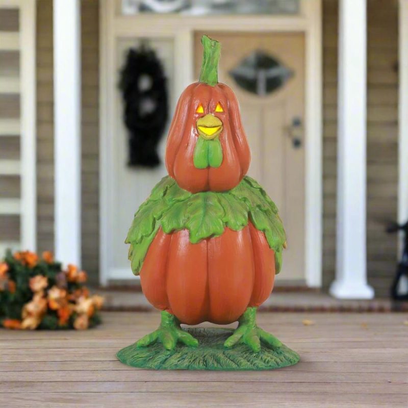 Large Halloween Décor |  Pumpkin Rooster Decor For Halloween And Thanksgiving Decors Fall / Halloween Large Halloween Décor