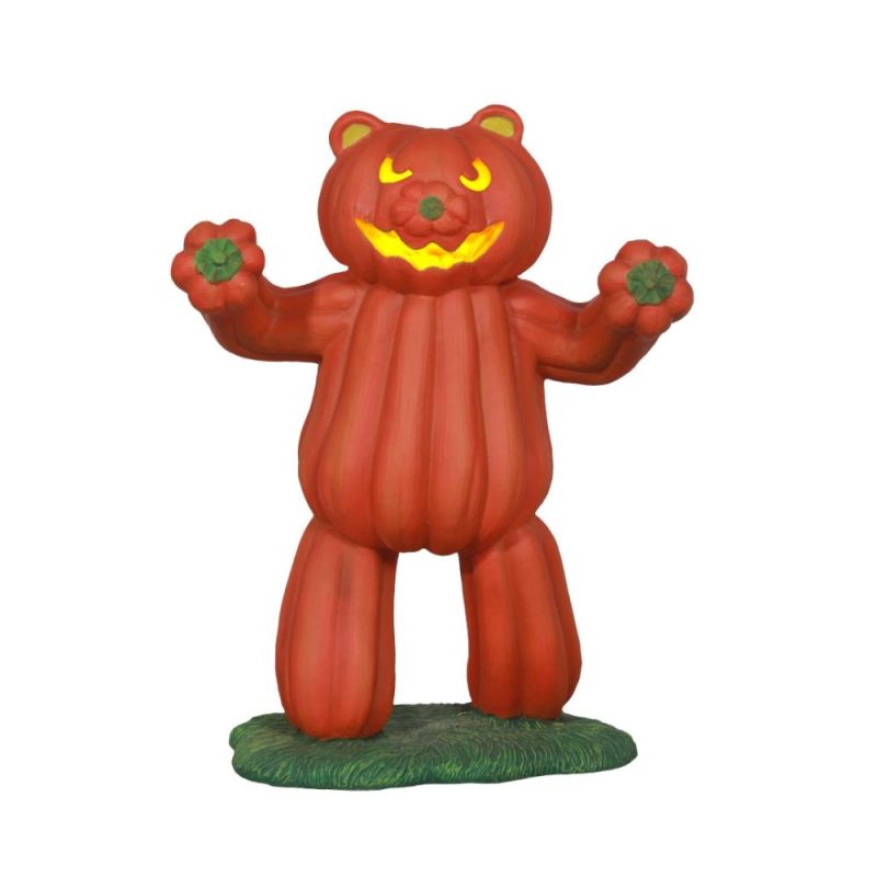 Large Halloween Décor |  Scary Standing Pumpkin Bear Fall / Halloween Large Halloween Décor