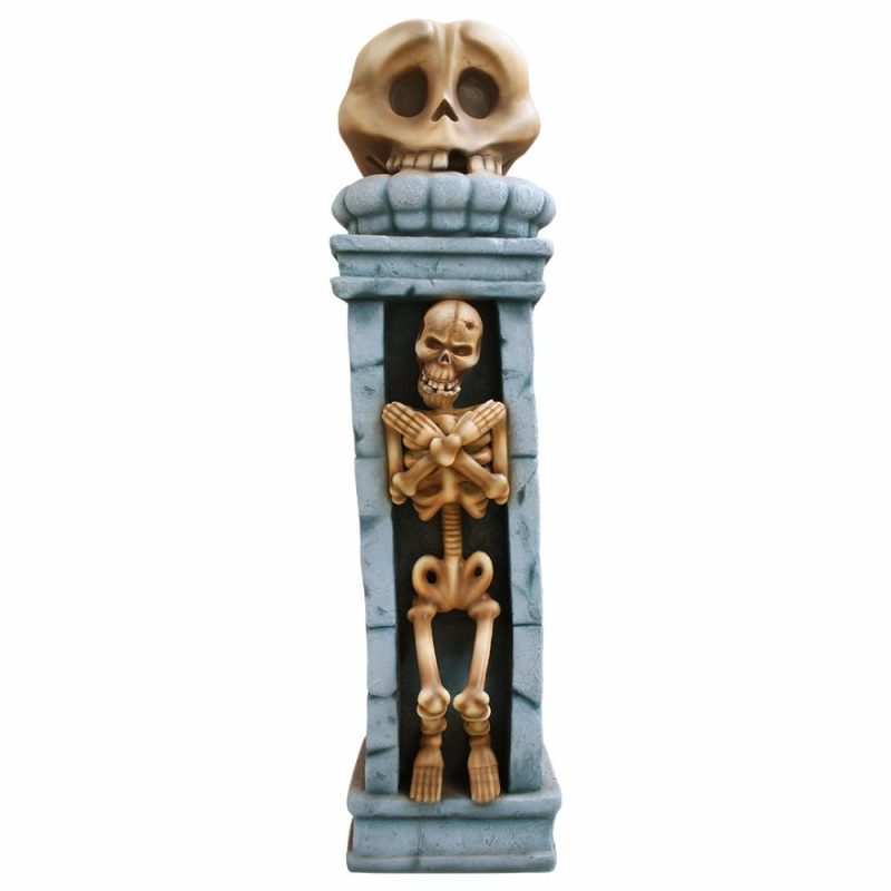 Large Halloween Décor |  Skeleton Pillar Fall / Halloween Large Halloween Décor