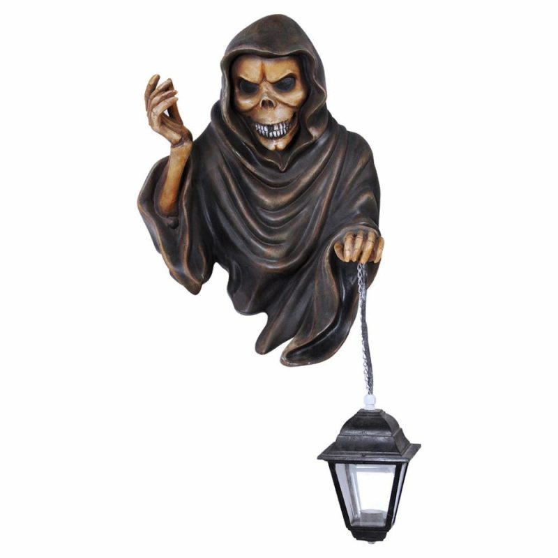 Large Halloween Décor |  Skeleton With Lantern Fall / Halloween Large Halloween Décor