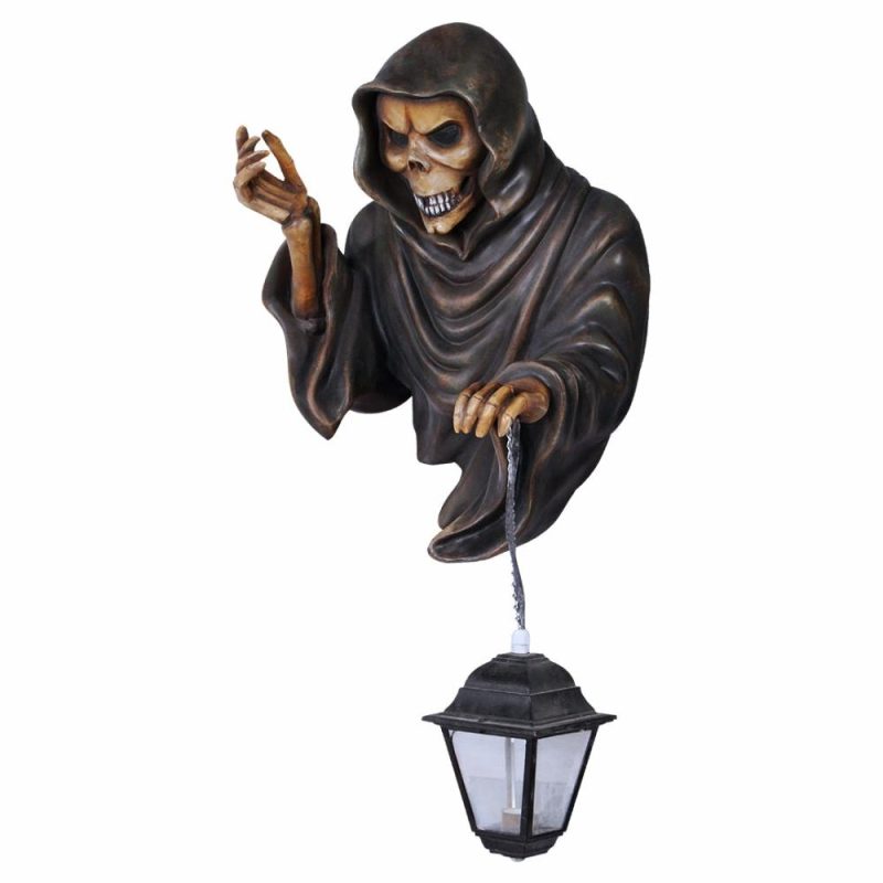 Large Halloween Décor |  Skeleton With Lantern Fall / Halloween Large Halloween Décor