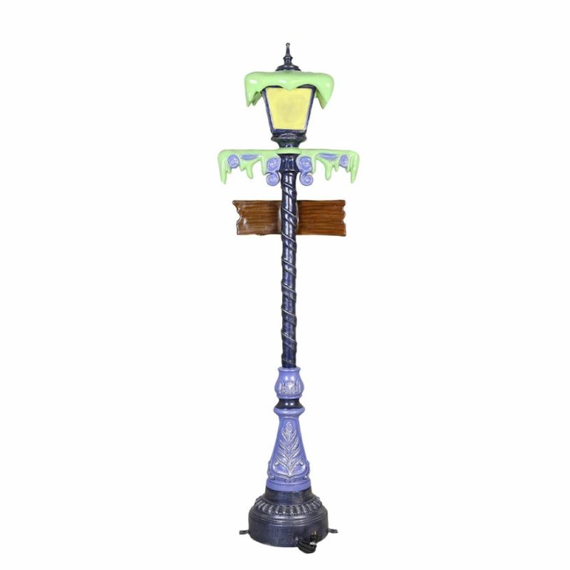 Large Halloween Décor |  Slimed Witch Lamp Post Fall / Halloween Large Halloween Décor