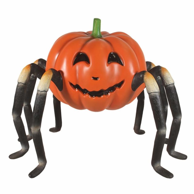 Large Halloween Décor |  Spider Pumpkin 100Cm Fall / Halloween Large Halloween Décor