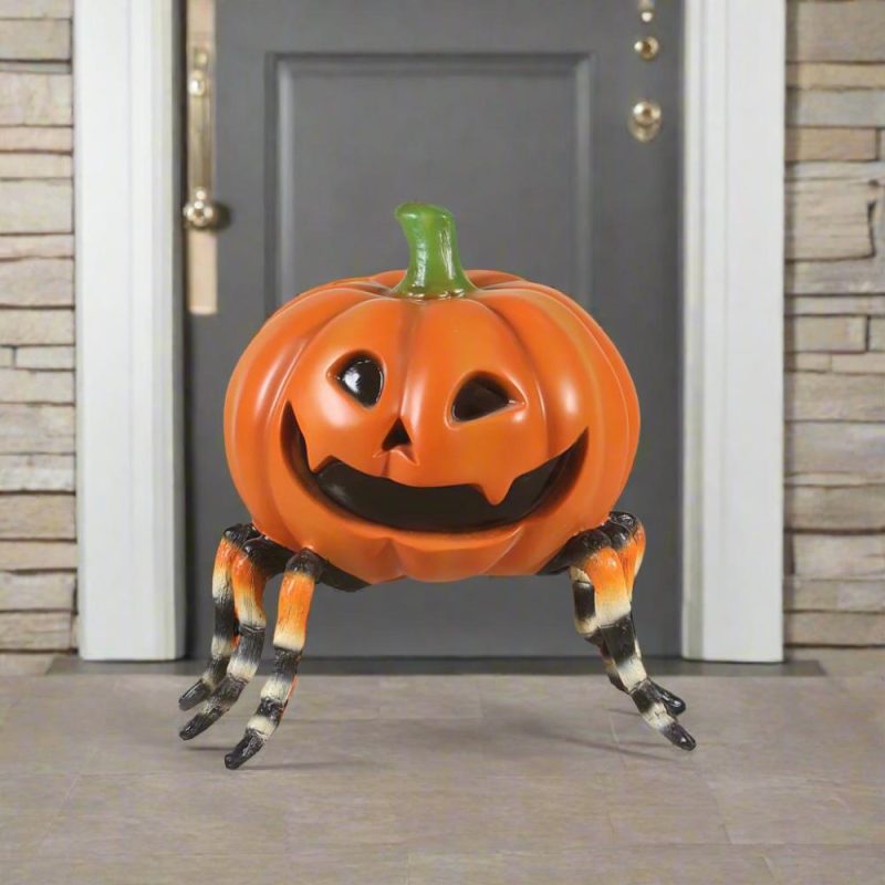 Large Halloween Décor |  Spider Pumpkin 50Cm Fall / Halloween Large Halloween Décor