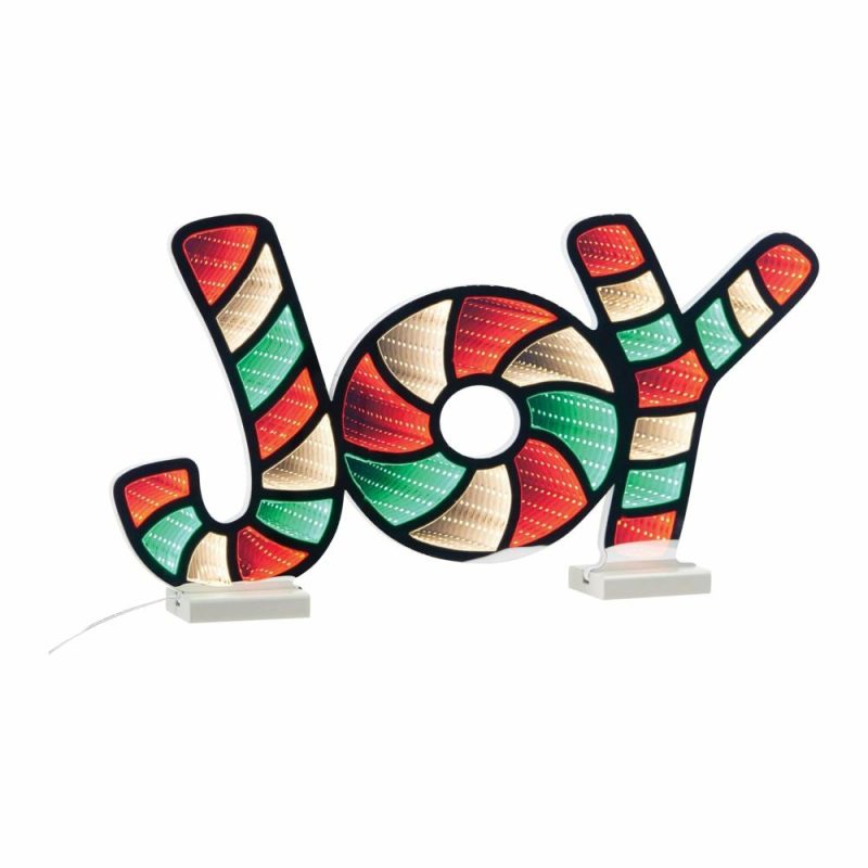 Lights |  Joy Infinity Light 24"H Acrylic W/Ul Plug Christmas Décor Lights