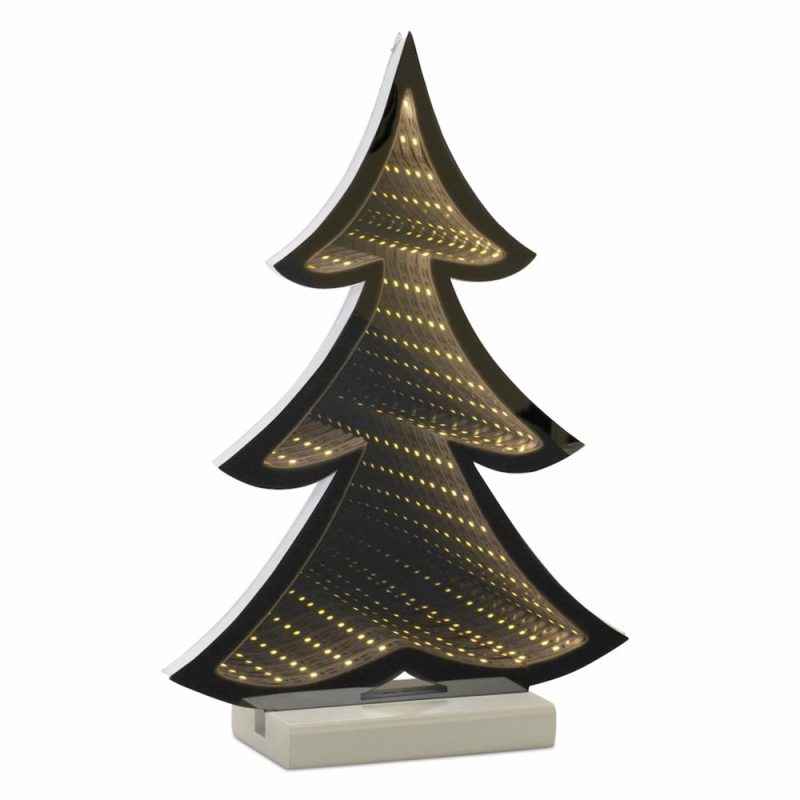 Lights |  Tree Infinity Light 12.5"H Acrylic W/Ul Cord (Or Battery Powered) Christmas Décor Lights