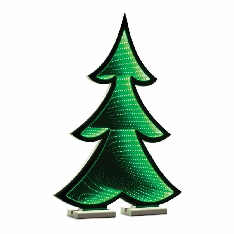 Lights |  Tree Infinity Light 23.5"H Acrylic W/Ul Plug Christmas Décor Lights