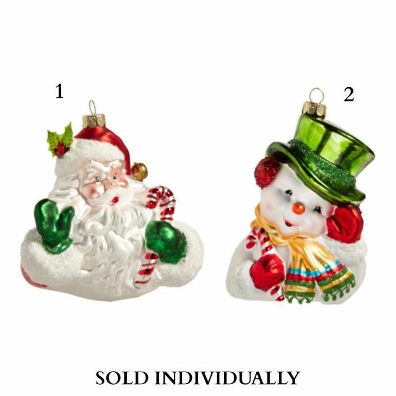 Christmas Tree Décor |  5" Retro Christmas Ornament (2 Styles – Sold Individually) Christmas Décor 1 - Santa