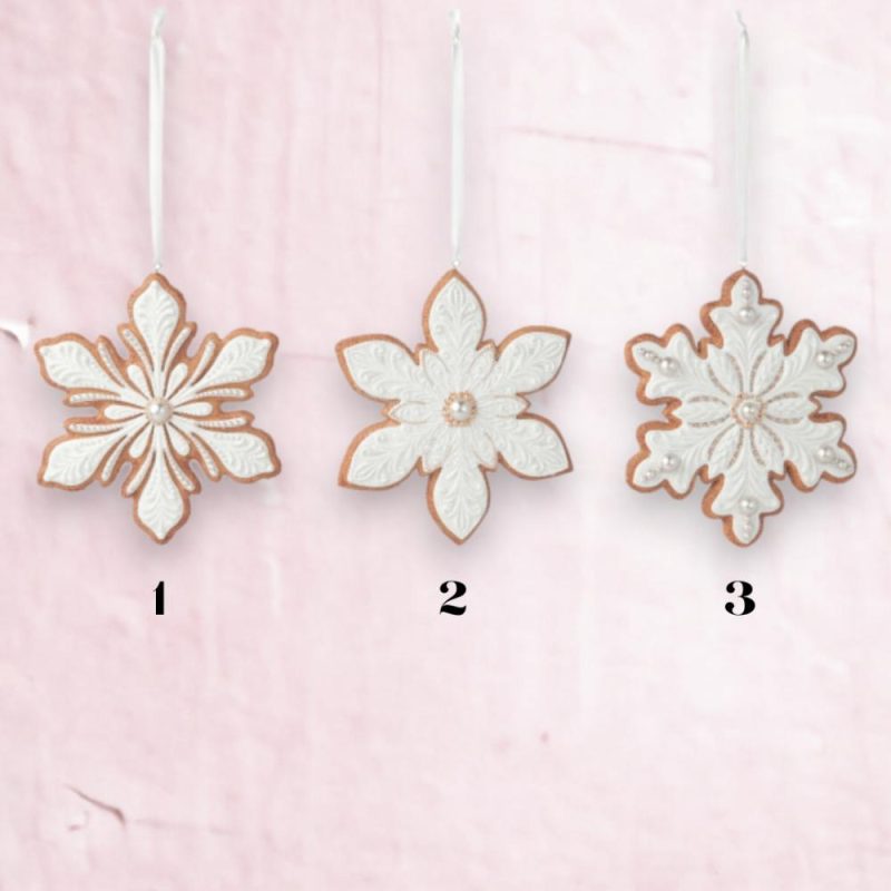 Christmas Tree Décor |  Snowflake Cookie Ornament (Sold Individually) Christmas Décor Christmas Tree Décor