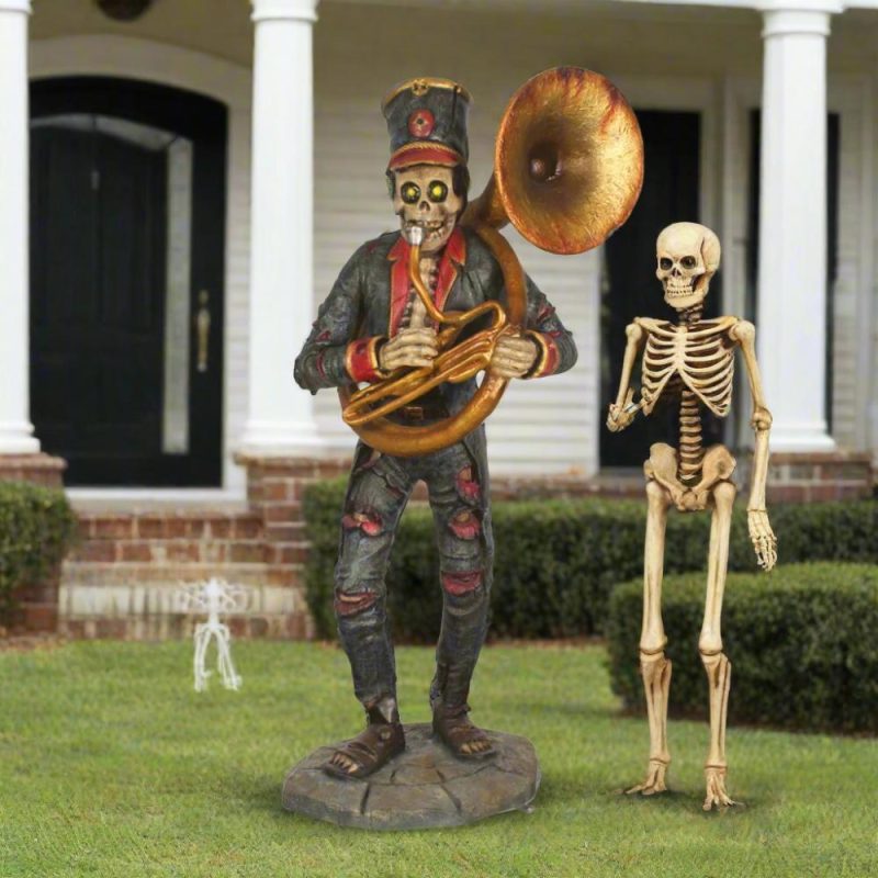 Large Halloween Décor |  The Undead Horn Player Fall / Halloween Large Halloween Décor