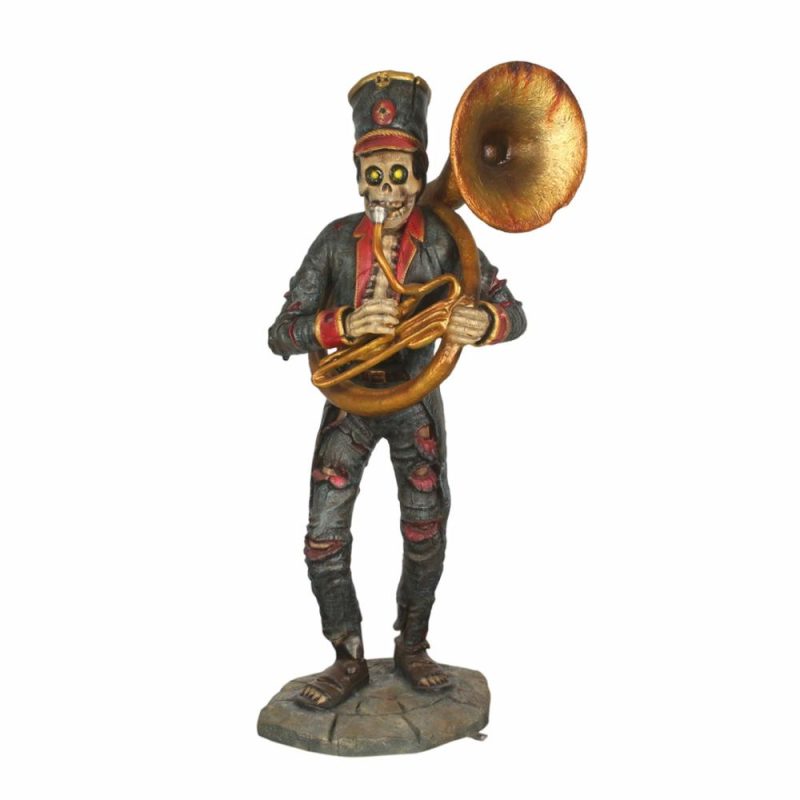 Large Halloween Décor |  The Undead Horn Player Fall / Halloween Large Halloween Décor