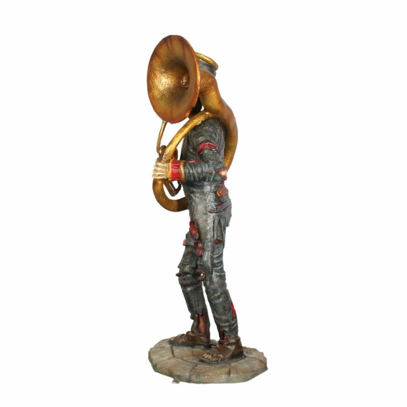 Large Halloween Décor |  The Undead Horn Player Fall / Halloween Large Halloween Décor