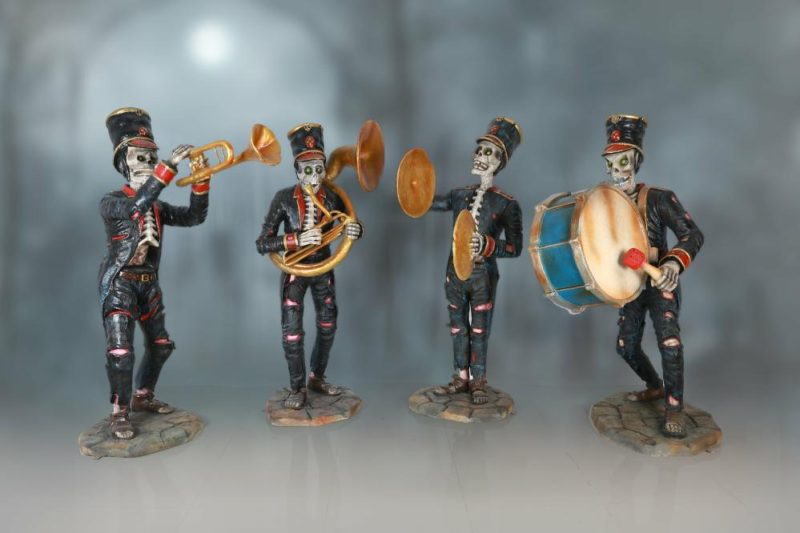 Large Halloween Décor |  The Undead Horn Player Fall / Halloween Large Halloween Décor