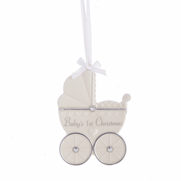 Christmas Tree Décor |  2.75" "Baby’s 1St Christmas" Ornament Christmas Décor Christmas Tree Décor