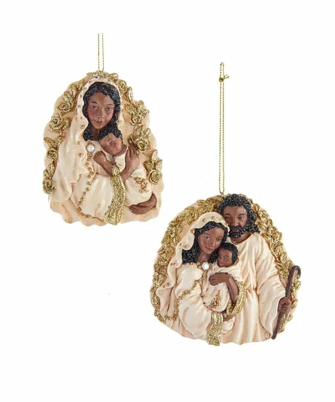 Christmas Tree Décor |  3.5" Holy Family Ornament (Sold Individually) Christmas Décor Christmas Tree Décor