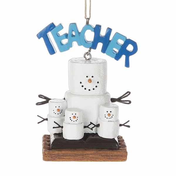 Christmas Tree Décor |  3.5" S’Mores "Teacher" Ornament Christmas Décor Christmas Tree Décor