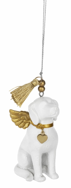 Christmas Tree Décor |  3.75"H Dog Angel Ornament Christmas Décor Christmas Tree Décor