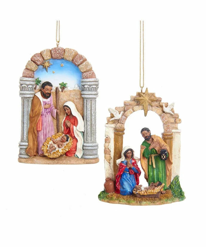 Christmas Tree Décor |  4" Resin Nativity Ornament (Sold Individually) Christmas Décor Christmas Tree Décor