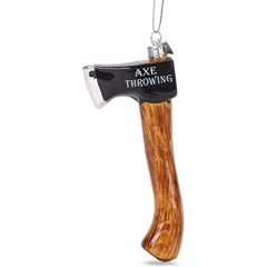 Christmas Tree Décor |  5" Noble Gems Glass Axe Ornament Christmas Décor Christmas Tree Décor